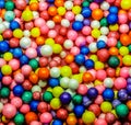 Colorful thermocol balls Royalty Free Stock Photo