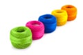 Colorful thread balls