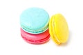 Colorful Three Macaroons.