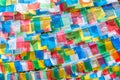 Colorful Tibetan prayer flags Royalty Free Stock Photo