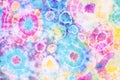 Colorful tie dye pattern abstract texture background