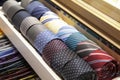 Colorful ties