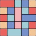 Colorful tile background