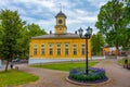 Colorful timber houses in Lappeenranta, Finland