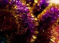 Colorful tinsel