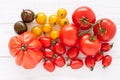 Colorful tomatoes Royalty Free Stock Photo