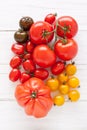 Colorful tomatoes Royalty Free Stock Photo