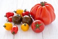 Colorful tomatoes Royalty Free Stock Photo