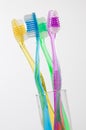 Colorful toothbrushes Royalty Free Stock Photo