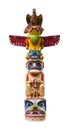 Colorful totem pole Royalty Free Stock Photo