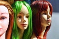 Colorful Toupee Hairstyle in Shop