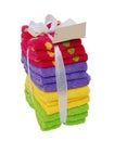 Colorful towels Royalty Free Stock Photo