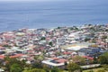 Colorful Town of Rosseau Dominica Royalty Free Stock Photo