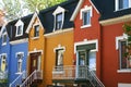 Colorful townhouses