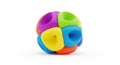 Colorful Toy Ball for Childrens Playtime Royalty Free Stock Photo