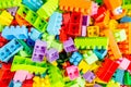 Colorful toy block plastic
