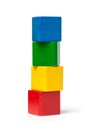 Colorful Toy Blocks Tower