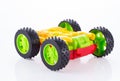 Colorful Toy Car isolated