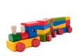 Colorful toy train Royalty Free Stock Photo