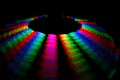 Colorful trace rotating LED in form of a disc