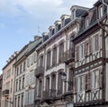 Colorful traditional french houses in Petite Venise, Colmar, France Royalty Free Stock Photo