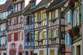 Colorful traditional french houses in Petite Venise, Colmar Royalty Free Stock Photo