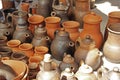 Colorful traditional pottery.