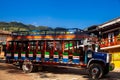 Colorful traditional rural bus from Colombia called chiva