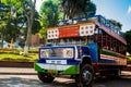 Colorful traditional rural bus from Colombia called chiva