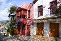 Colorful traditional Turkish house of Kas town, Turkey.