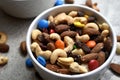 Colorful trail mix Royalty Free Stock Photo