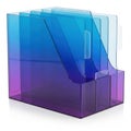 Colorful transparent document organizer Royalty Free Stock Photo