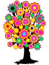 Colorful tree Royalty Free Stock Photo