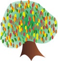 Colorful tree Royalty Free Stock Photo