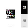 Colorful Tree Logo Design Template. Luxury Tree logo Concepts. Nature Logo Concepts Vector Royalty Free Stock Photo