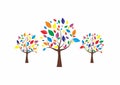 Colorful Trees Logo