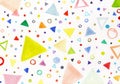 Colorful triangles Royalty Free Stock Photo