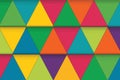 Colorful triangular pattern Vector Royalty Free Stock Photo