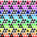 Colorful triangular shapes seamless texture