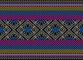 Colorful tribal and Aztec seamless pattern Royalty Free Stock Photo