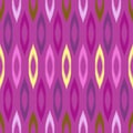 Colorful tribal ikat seamless pattern.