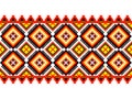 Colorful Tribe pattern design. Tribe pattern design. Tribal ethnic pattern in mixing color. Traditional handwoven textile.