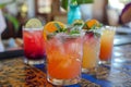 Colorful Trio of Summer Mocktails