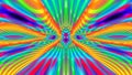 Colorful and trippy pulsing line pattern background