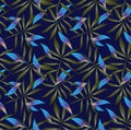 Colorful Tropical Floral seamless Pattern