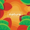 Colorful Tropical leaves Background. Beautiful environmental banner background