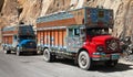 Colorful truck in Indian Himalayas