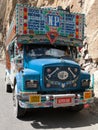 Colorful truck in Indian Himalayas