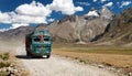 Colorful truck in Indian Himalayas