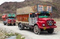 Colorful truck in Indian Himalayas